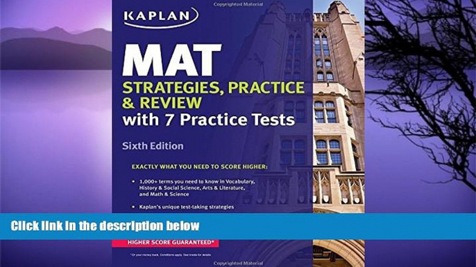 Audiobook MAT Strategies, Practice   Review (Kaplan Test Prep) Kaplan Audiobook Download