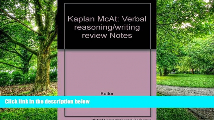 Price MCAT: Verbal Reasoning/Writing Sample Review Notes Editor For Kindle