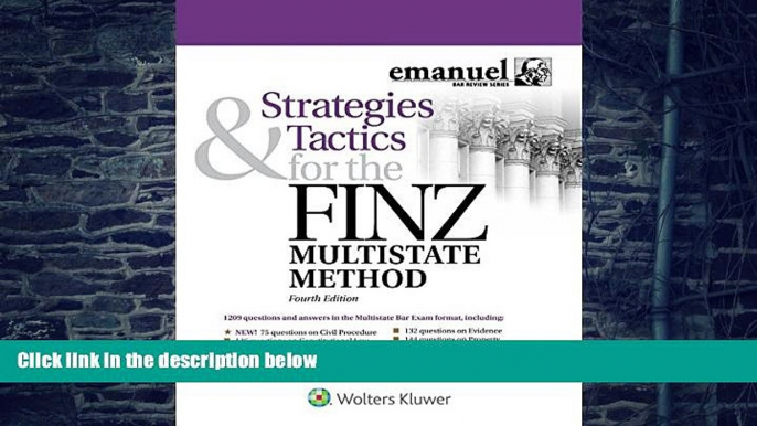 Price Strategies   Tactics for the FINZ Multistate Method (Emmanuel Bar Review) (Emanuel Bar