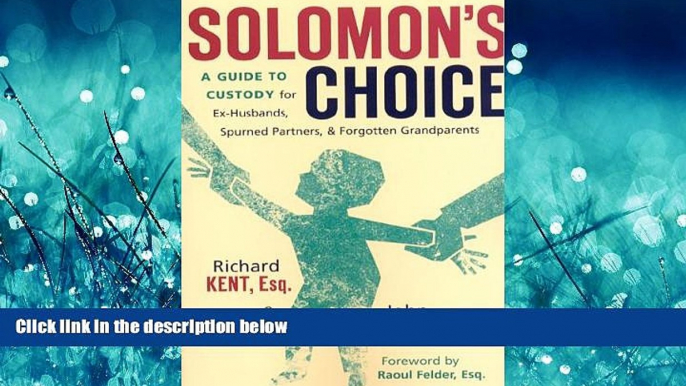 FAVORIT BOOK Solomon s Choice: A Guide to Custody for Ex-Husbands, Spurned Partners, and Forgotten