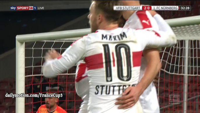 Simon Terodde Goal HD - VfB Stuttgart 2-0 FC Nürnberg - 28.11.2016