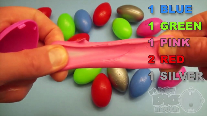 Learn Colours With Silly Putty Surprise Eggs! Fun Learning Contest!