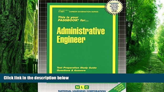 Price Administrative Engineer(Passbooks) (Passbooks for Career Opportunities) Jack Rudman For Kindle