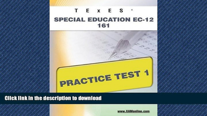 READ ONLINE TExES Special Education EC-12 161 Practice Test 1 PREMIUM BOOK ONLINE