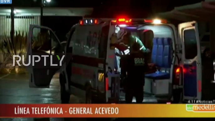 Colombia- Injured arrive at La Ceja hospital after 76 killed in plane crash