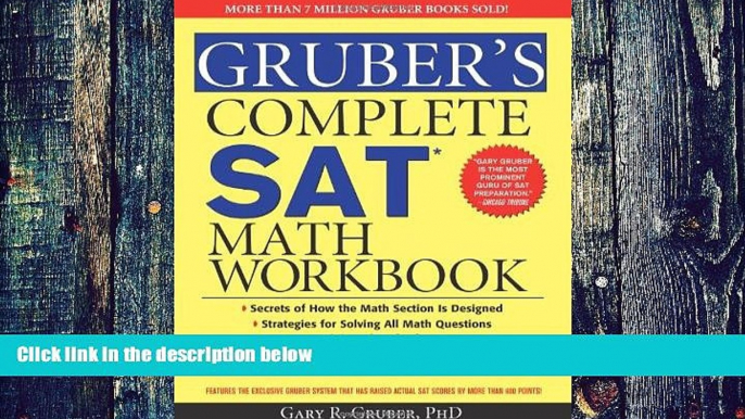 Best Price Gruber s Complete SAT Math Workbook Gary Gruber For Kindle