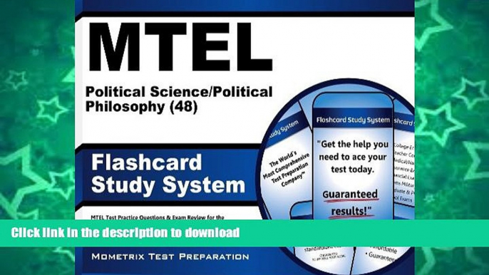 FAVORIT BOOK MTEL Political Science/Political Philosophy (48) Flashcard Study System: MTEL Test