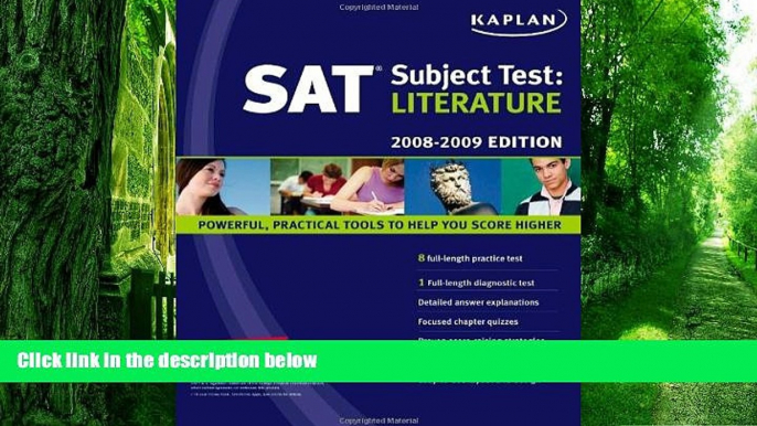 Price Kaplan SAT Subject Test: Literature, 2008-2009 Edition (Kaplan SAT Subject Tests: