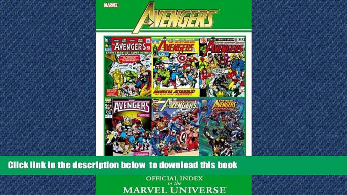 Buy Marvel Comics Avengers: Official Index to the Marvel Universe Audiobook Epub