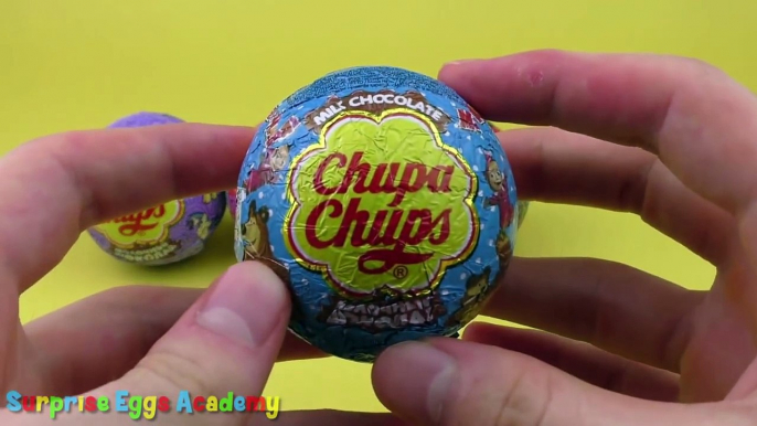 Chupa Chups Surprise Eggs Opening - My Little Pony, Peppa Pig, Monster High, Masha and The Bear