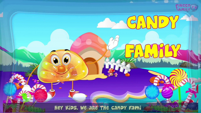 Candy Finger Family | Finger Family Sugar Candy Song For Kids | Nursery Rhymes for Children