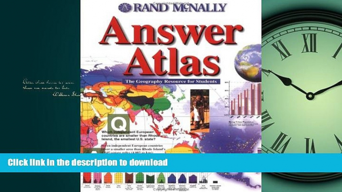 FAVORIT BOOK Answer Atlas (Rand McNally) READ EBOOK