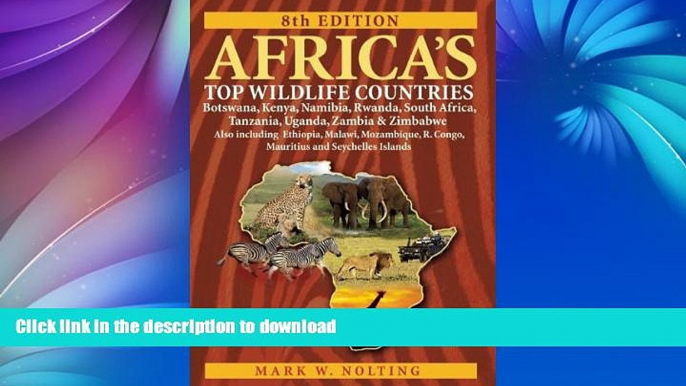 FAVORIT BOOK Africa s Top Wildlife Countries: Botswana, Kenya, Namibia, Rwanda, South Africa,