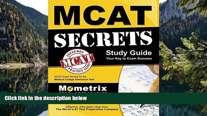 Buy MCAT Exam Secrets Test Prep Team MCAT Secrets Study Guide: MCAT Exam Review for the Medical