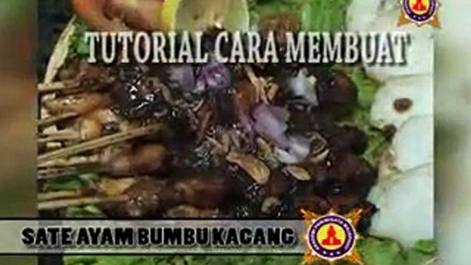 tutorial sate ayam bumbu kacang. info resep dan dvd 031-8433224/5