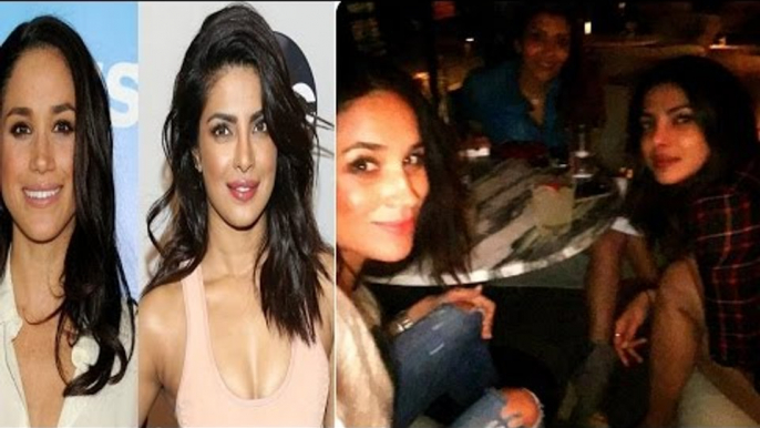 Priyanka Chopra Parties with Prince Harry's Girlfriend Meghan Markle In Los Angeles