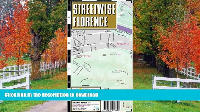 FAVORITE BOOK  Streetwise Florence Map - Laminated City Center Street Map of Florence, Italy -