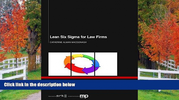 FAVORIT BOOK Lean Six Sigma for Law Firms Catherine Alman MacDonagh READ ONLINE