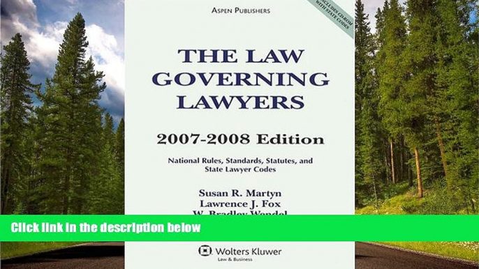 FAVORIT BOOK The Law Governing Lawyers: National Rules, Standards, Statutes, and State Lawyer