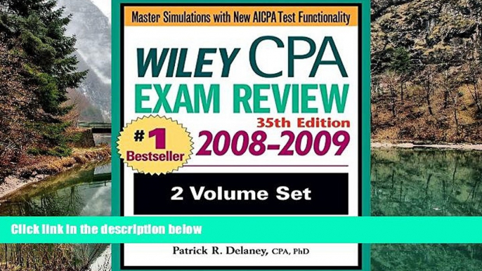 Online Patrick R. Delaney Wiley CPA Examination Review, Set (Wiley CPA Examination Review: