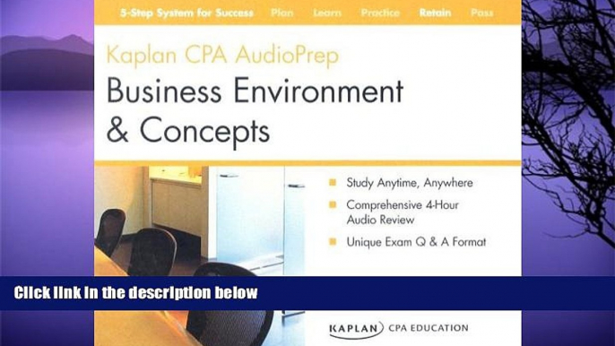 Pre Order CPA Exam: Audio Review CDs Business Environment and Concepts (Kaplan CPA Exam - Audio