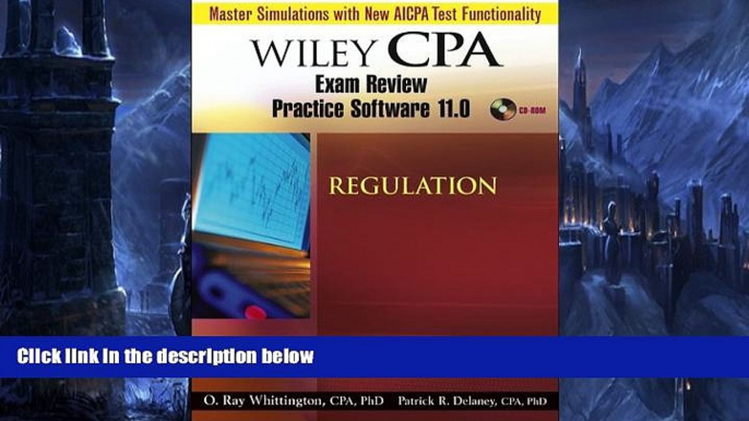 Pre Order Wiley CPA Examination Review Practice Software 11.0 Reg Patrick R. Delaney mp3