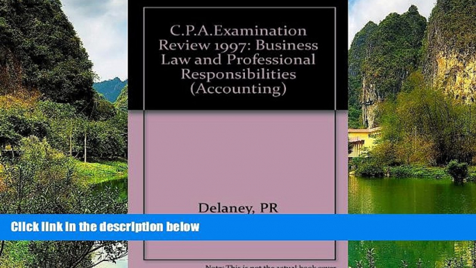 Online Patrick R. Delaney Wiley CPA Examination Review, Audio Cassette Lectures, Business Law and