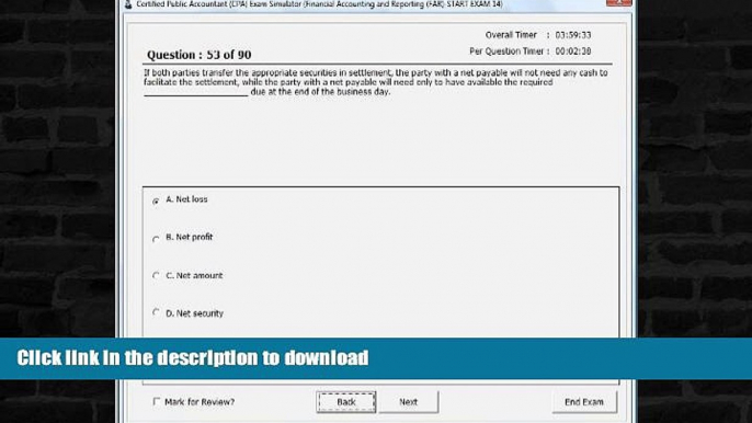 READ  CPA Exam Simulation Software; 1700 Questions CDROM FAR Financial Accounting and Reporting