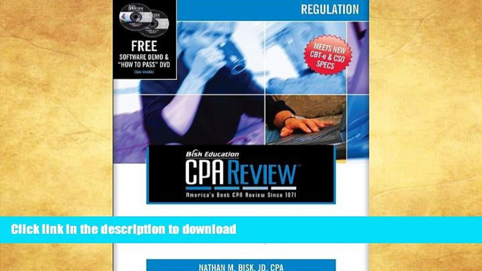 FAVORITE BOOK  Bisk CPA Review: Regulation, 40th Edition (Comprehensive CPA Exam Review