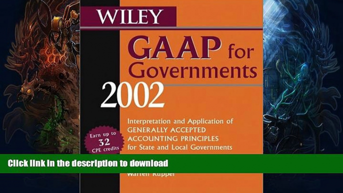 READ  Wiley GAAP for Governments 2002: Interpretation and Application of Generally Accepted