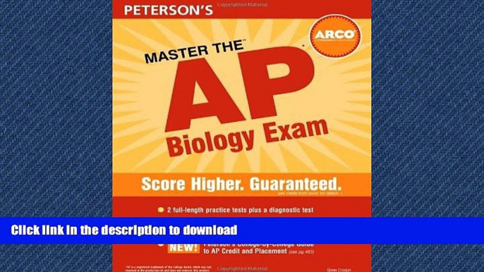 FAVORIT BOOK Master The AP Biology Exam: A Complete Formula for Test Success (Peterson s Master