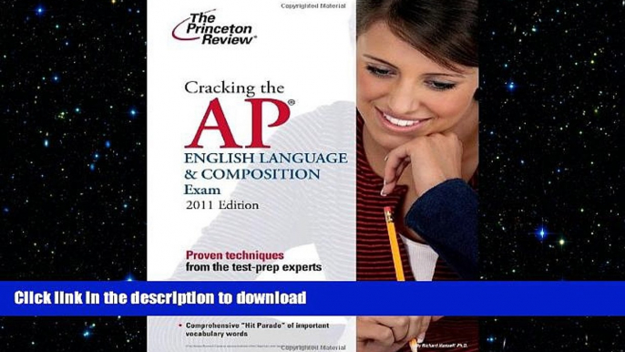 READ THE NEW BOOK Cracking the AP English Language   Composition Exam, 2011 Edition (College Test