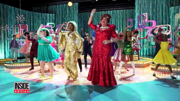 See The All-Star Cast Behind-The-Scenes Rehearsing For 'Hairspray Live'