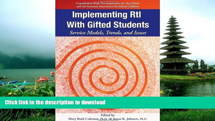 Hardcover Implementing RtI with Gifted Students: Service Models, Trends, and Issues Kindle eBooks