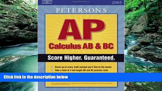 Online Peterson s Master the AP Calculus AB   BC, 1st edition (Peterson s AP Calculus AB   BC)