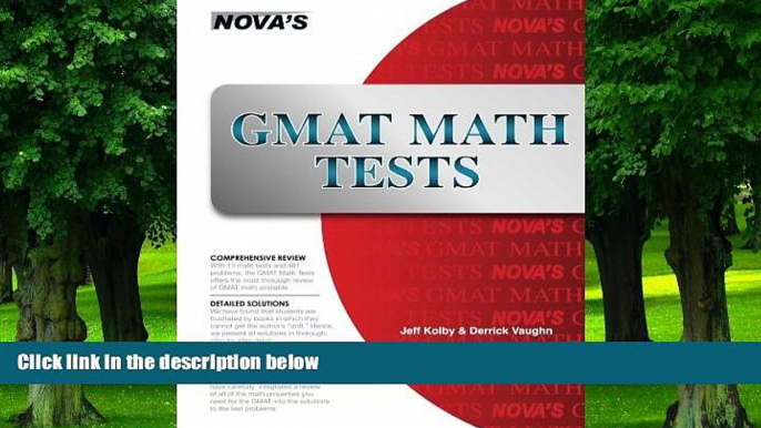 Download Jeff Kolby GMAT Math Tests: Thirteen Full-length GMAT Math Tests! On Book