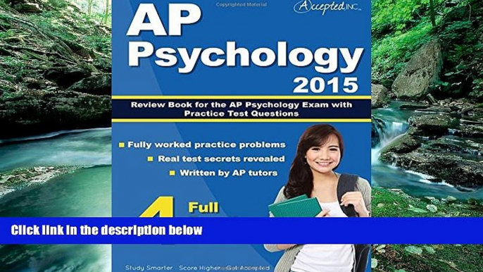 Online AP Psychology Team AP Psychology 2015: Review Book for Psychology Exam with Practice Test