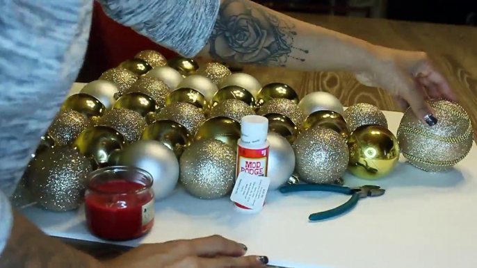 GLAM Ornament Tree  DIY Christmas Decorations!