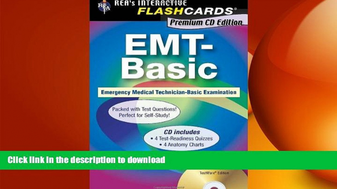 Pre Order EMT-Basic - Interactive Flashcards Book for EMT (REA), Premium Edition incl. CD-ROM Full