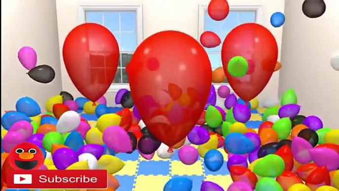 Learn Colors with Surprise Eggs for Kids Toddlers 3D Giant Balloon Colors Surprise Eggs