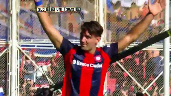 San Lorenzo vs Unión de Santa Fe  3-2 Primera División - todos los goles resumen  10-12-2016 (HD)