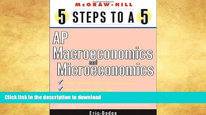 READ 5 Steps to a 5 AP Microeconomics and Macroeconomics (5 Steps to a 5: AP Microeconomics