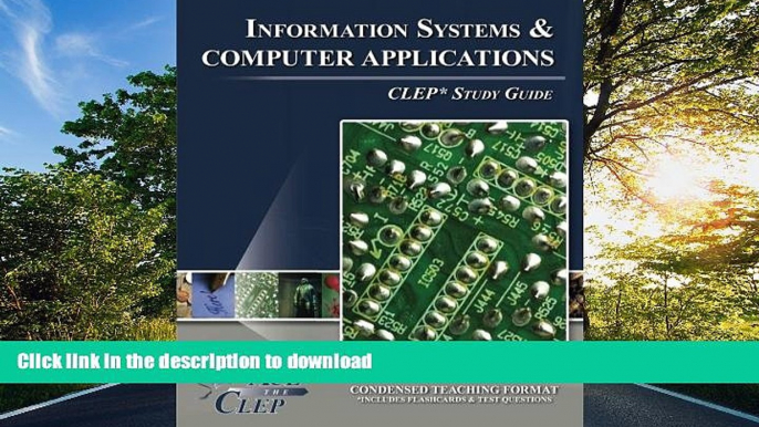 Hardcover CLEP Information Systems and Computer Applications Test Study Guide Ace The CLEP On Book