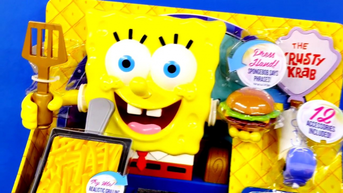 Spongebob Squarepants Talking Krabby Patty Maker Play Doh Krusty Krab Burger Playdough Toys