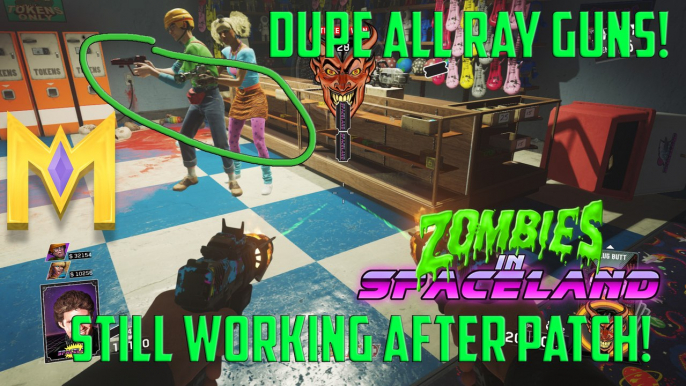 CoD Infinite Warfare Zombie Glitches - HOW To Dupe The Ray Gun - "Spaceland Zombies Glitches"