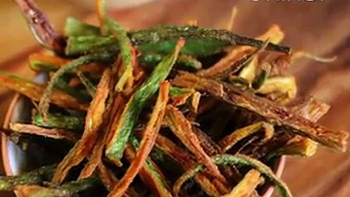 kurkuri bhindi recipe _ bhindi fry recipe _ crispy okra fry recipe