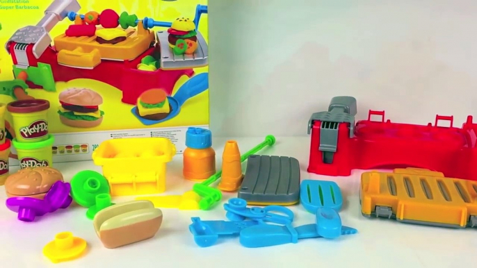 PLAYDOH KLEI BBQ GRILL SET HAMBURGER SPAGHETTI HOTDOG SPEELGOED FILMPJE PEPPA PIG IJSJES