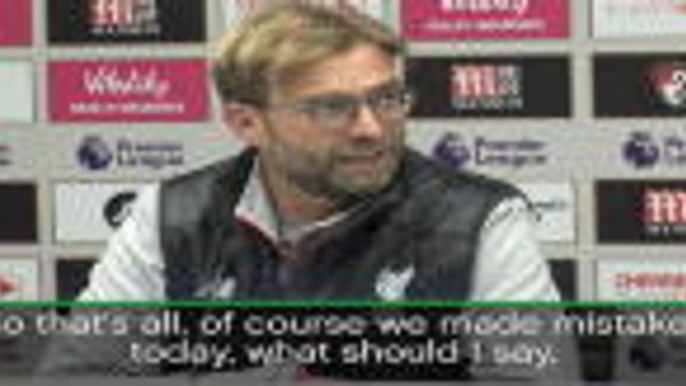 We missed chances today - Klopp