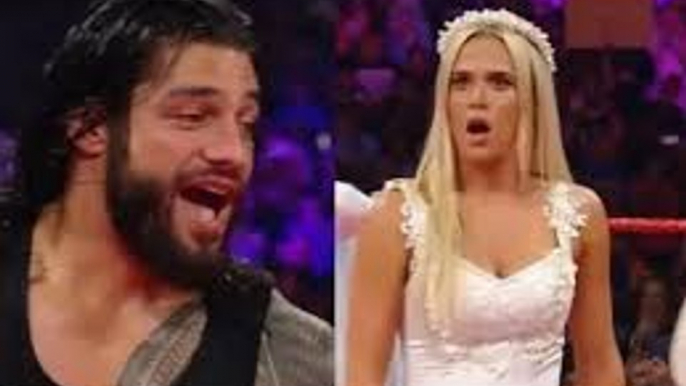 2016 Roman Reigns Kiss Beautiful Lana or attack Lana See whats happen on this Match