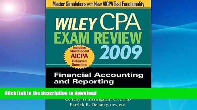 Read Book Wiley CPA Exam Review 2009: Financial Accounting and Reporting (Wiley CPA Examination